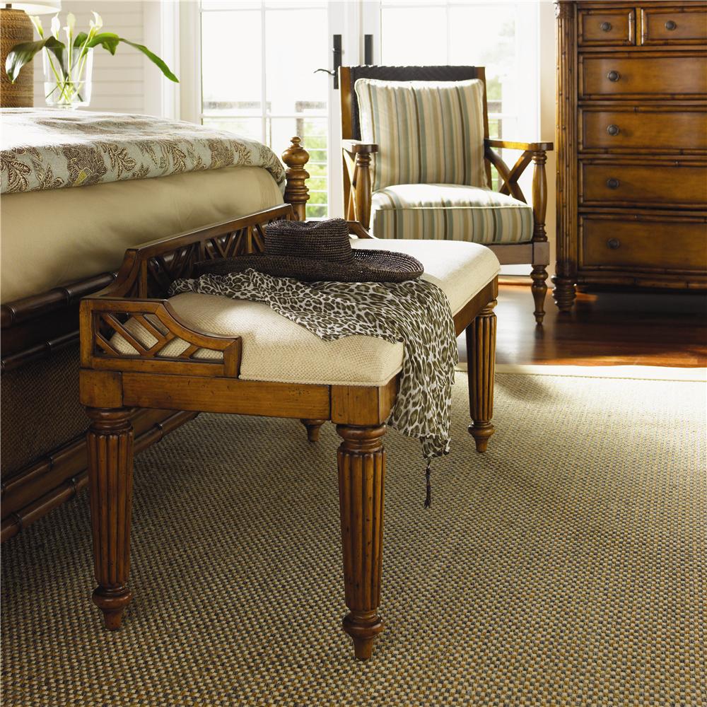 Tommy bahama bedroom bench sale